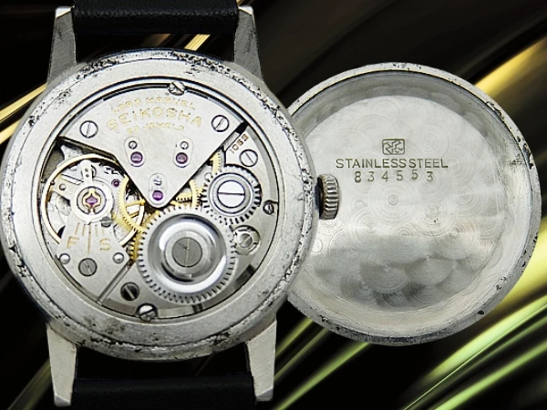 セイコー ロードマーベル 最初期 23石 Ref.14056 SS Sマーク 彫込み SD文字盤 SEIKOベルト装着 手巻き Seiko Lord Marvel [代行おまかせコース]