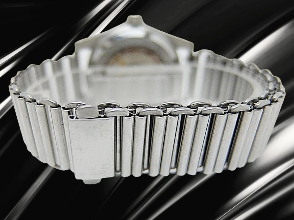 セイコー メカサス 4S15-7020 SS 裏スケ シルバーダイヤル 社外バンブーブレス装着 SEIKO SUS [代行おまかせコース]