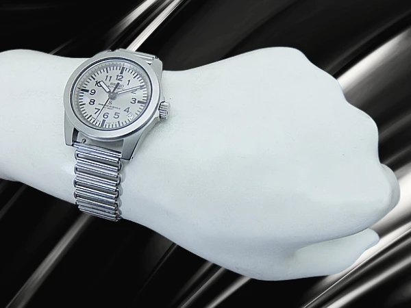 セイコー メカサス 4S15-7020 SS 裏スケ シルバーダイヤル 社外バンブーブレス装着 SEIKO SUS [代行おまかせコース]