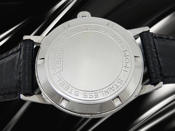 セイコー マーベル 14041 21石 赤機械 SS S字ダイヤル SEIKOレザー装着 アンティーク 手巻き 2024年OH済 時計店修理明細付属 SEIKO MARVEL [代行おまかせコース]