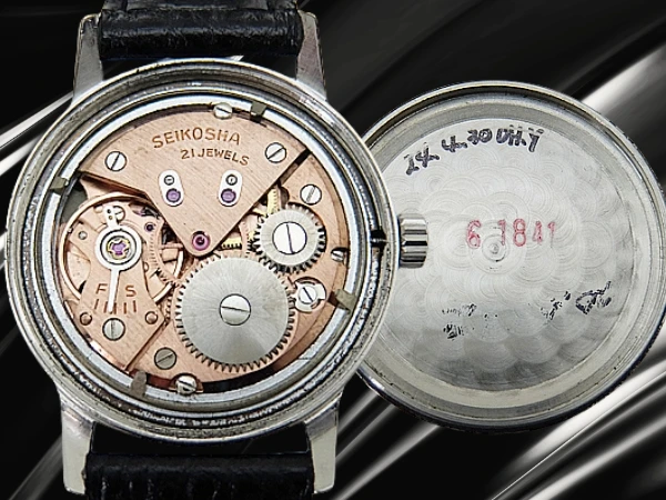 セイコー マーベル 14041 21石 赤機械 SS S字ダイヤル SEIKOレザー装着 アンティーク 手巻き 2024年OH済 時計店修理明細付属 SEIKO MARVEL [代行おまかせコース]