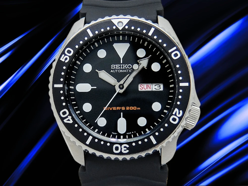 セイコー ブラックボーイ ダイバーズ 200m SKX007K1 7S26-0020 SS ブラックダイヤル ウレタンバンド装着 オートマチック 海外モデル BOX・保証書付属 SEIKO DIVER'S [代行おまかせコース]