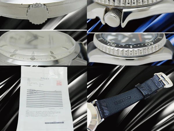 セイコー インジケーター 巻印 21石 Ref.14043 SS 植字蛇Sマーク SEIKOレザー+尾錠装着  国産初の自動巻き時計 2025年OH済 時計店修理明細付属 Seiko Automatic [代行おまかせコース]