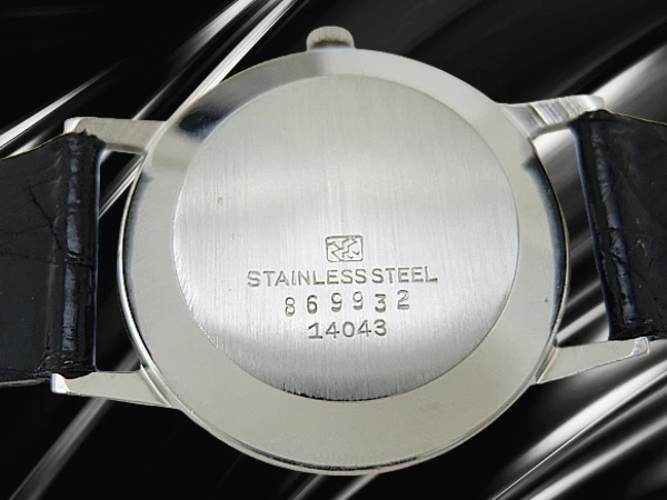 セイコー インジケーター 巻印 21石 Ref.14043 SS 植字蛇Sマーク SEIKOレザー+尾錠装着  国産初の自動巻き時計 2025年OH済 時計店修理明細付属 Seiko Automatic [代行おまかせコース]