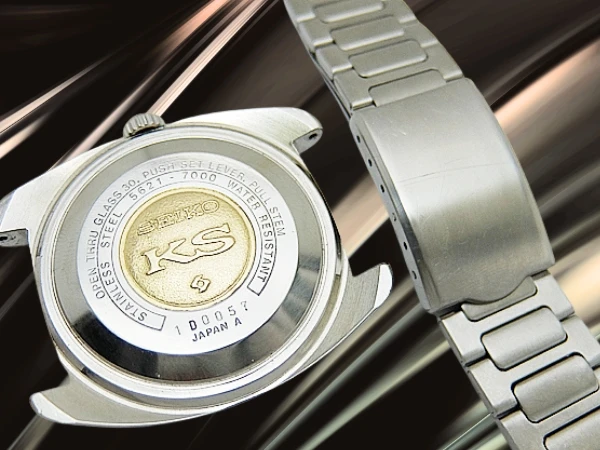 キングセイコー ハイビート 5621-7000 SS ワンピースケース パティナダイヤル ローマンインデックス KSゴールドメダリオン 社外ブレス装着 オートマチック 2024年OH済 時計店修理明細付属 KING SEIKO HI-BEAT 56KS [代行おまかせコース]