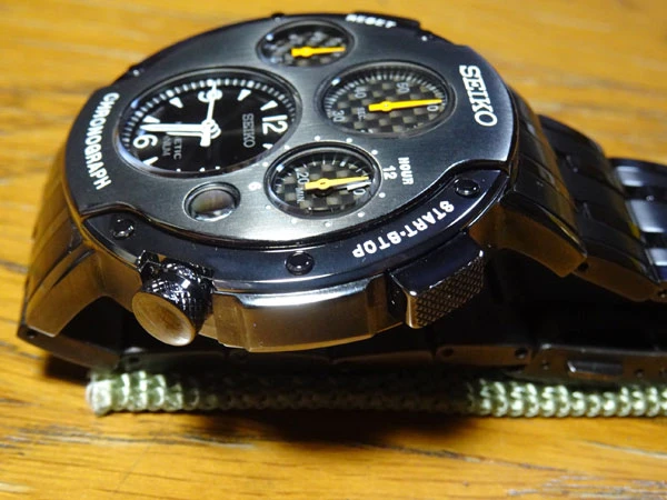 セイコー キネティック クロノグラフ SBXZ003 9T82-0A40 PVDチタン  独立多眼式  限定500本 2025年メーカーOH済 BOX・保証書・修理明細付属 SEIKO KINETIC Chronograph 2nd Limited Edition