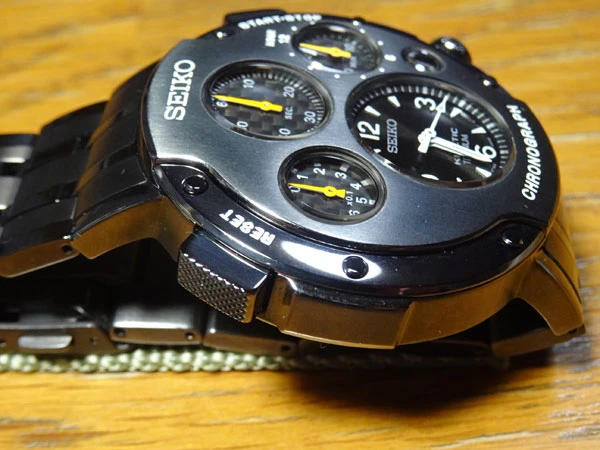 セイコー キネティック クロノグラフ SBXZ003 9T82-0A40 PVDチタン  独立多眼式  限定500本 2025年メーカーOH済 BOX・保証書・修理明細付属 SEIKO KINETIC Chronograph 2nd Limited Edition