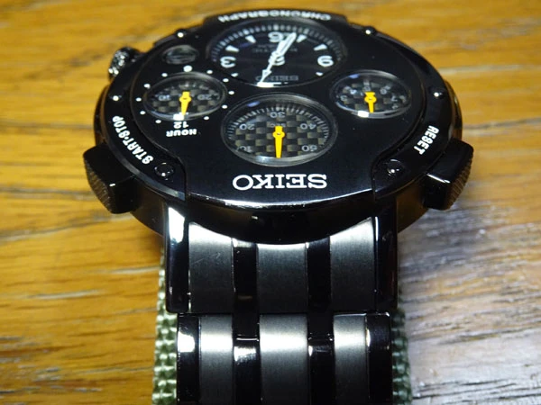 セイコー キネティック クロノグラフ SBXZ003 9T82-0A40 PVDチタン  独立多眼式  限定500本 2025年メーカーOH済 BOX・保証書・修理明細付属 SEIKO KINETIC Chronograph 2nd Limited Edition