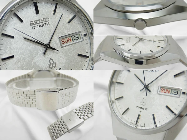 セイコー タイプ2 4336-8050 SS シルバーダイヤル デイデイト SEIKOブレス装着 クオーツ 2026年OH済 時計店修理明細付属 SEIKO TYPEⅡ QUARTZ [代行おまかせコース]