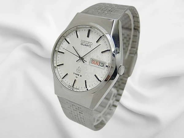 セイコー タイプ2 4336-8050 SS シルバーダイヤル デイデイト SEIKOブレス装着 クオーツ 2026年OH済 時計店修理明細付属 SEIKO TYPEⅡ QUARTZ [代行おまかせコース]