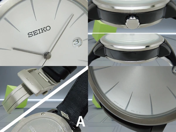 セイコー メカバーガー ムービングデザイン コレクション SCBS001 6R15-00K0 SS シルバーダイヤル SEIKOレザー+Dバックル装着 オートマチック BOX付属 SEIKO MOVING DESIGN COLLECTION [代行おまかせコース]