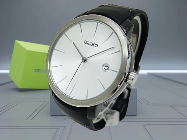 セイコー メカバーガー ムービングデザイン コレクション SCBS001 6R15-00K0 SS シルバーダイヤル SEIKOレザー+Dバックル装着 オートマチック BOX付属 SEIKO MOVING DESIGN COLLECTION [代行おまかせコース]