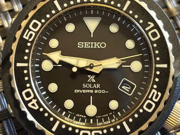 セイコー プロスペックス V157-0DG0 SNE556P1 ソーラー 200m