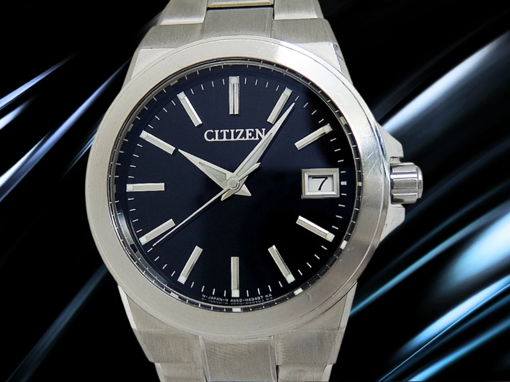 ザ シチズン パーペチュアルカレンダー CTS57-0652 SS ブラックダイヤル ブレス装着 クオーツ 1000本限定モデル 2026年メーカー電池交換済 BOX・修理明細等付属 THE CITIZEN [代行おまかせコース]