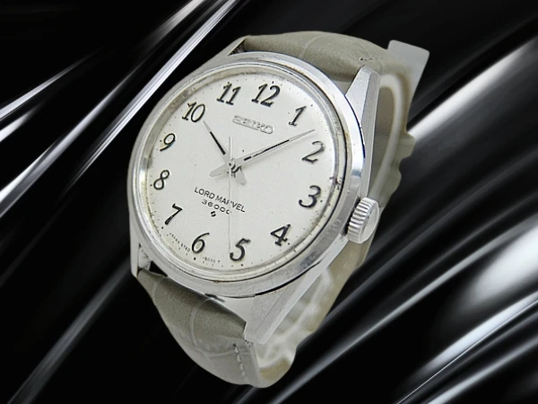 セイコー ロードマーベル 36000 5740-8000 23石 Cal.5740C SS リネンダイヤル 全数字 新品社外レザー装着 手巻き SEIKO LORD MARVEL [代行おまかせコース]
