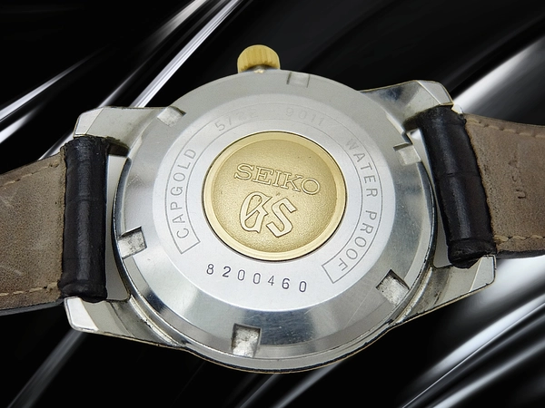 グランドセイコー セカンドモデル 5722-9011 CG/SS キャップゴールド シルバーダイヤル GSメダリオン 社外レザー装着 手巻き GRAND SEIKO 57GS [代行おまかせコース]