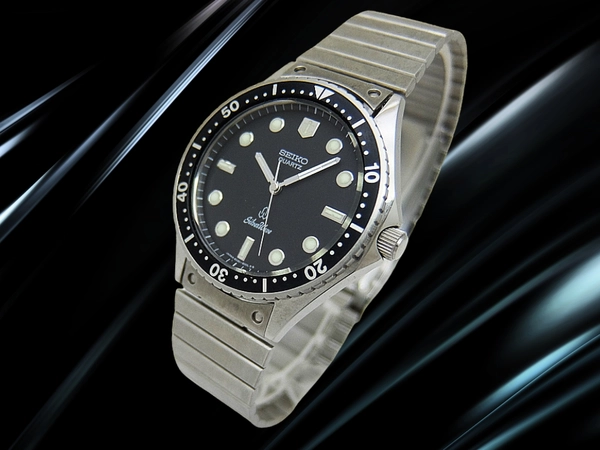 セイコー クオーツ シルバーウェーブ 6030-6000 SS ブラックダイヤル ブレス装着 ダイバースタイル SEIKO SilverWave [代行おまかせコース]