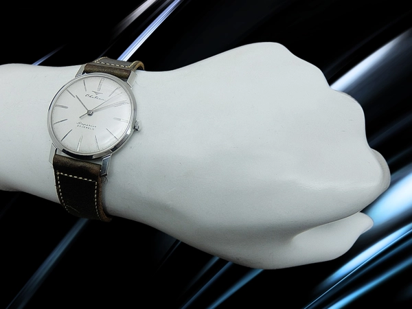 タカノ シャトー スーペリア 23石 SS シルバーダイヤル 社外ベルト+タカノ尾錠装着 手巻き Takano Chateau superior [代行おまかせコース]