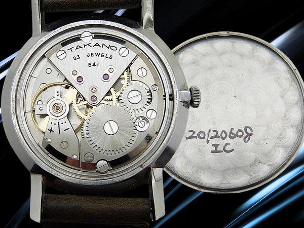 タカノ シャトー スーペリア 23石 SS シルバーダイヤル 社外ベルト+タカノ尾錠装着 手巻き Takano Chateau superior [代行おまかせコース]