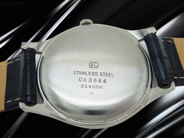 セイコー マーベル 17石 Ref.J14008 SS ラージケース 変わり文字盤 社外製レザー装着 手巻き SEIKO MARVEL [代行おまかせコース]