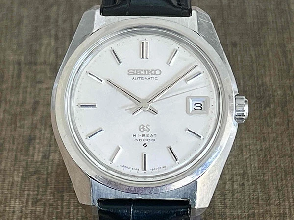 グランドセイコー GRANDSEIKO 6145-8000 シルバーダイヤル 36000 ハイビート GSメダリオン 61GS