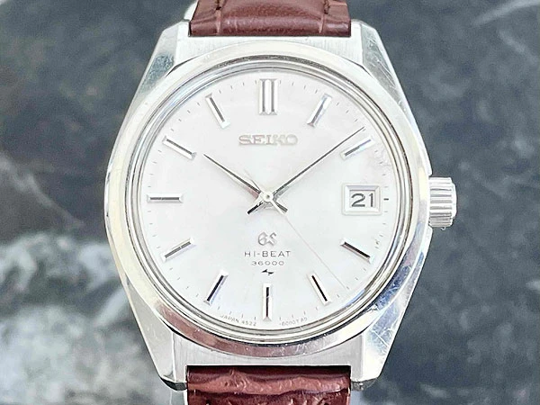グランドセイコー GRANDSEIKO シルバー文字盤 4522-8000 Cal.4522A 手巻き