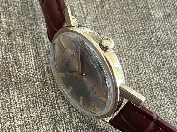 キングセイコー KINGSEIKO ファーストモデル 14KGF 金張り SD文字盤 J14102 盾メダリオン