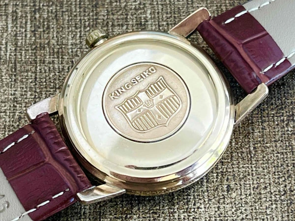 キングセイコー KINGSEIKO ファーストモデル 14KGF 金張り SD文字盤 J14102 盾メダリオン