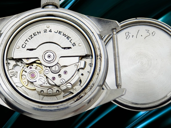 シチズン レオパールダイバー 150m 4-722710Y 24石 8振動 Cal.7210 SS ブラックダイヤル ナイロン製引き通しストラップ装着 オートマチック 2026年OH済 時計店修理明細付属 CITIZEN Leopard Diver [代行おまかせコース]