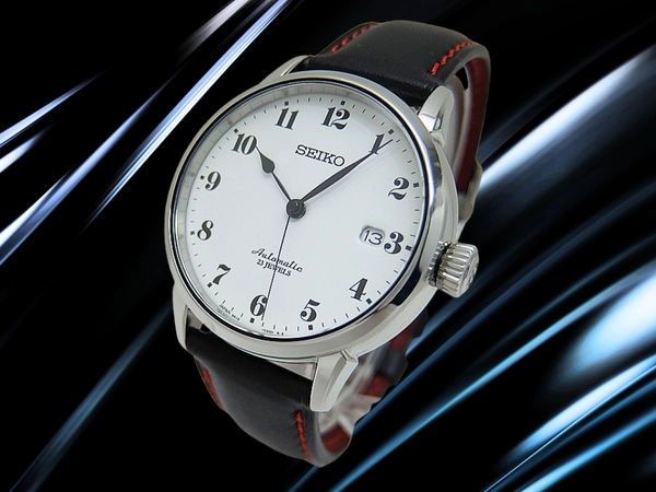 セイコー プレザージュ SARX027 SS シースルー 琺瑯ダイヤル 社外ベルト装着 オートマチック 2025年OH済 時計店修理明細・BOX・保証書付属 SEIKO PRESAGE [代行おまかせコース]
