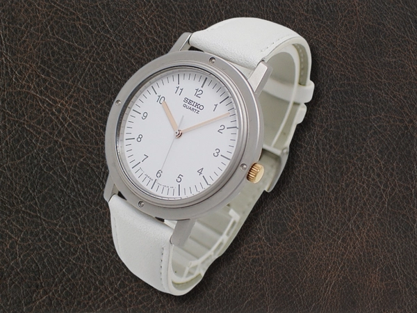 セイコー × ナノユニバース 別注シャリオ SCXP105 7N01-0JWE0 37mm Mサイズ SS ホワイトダイヤル SEIKOレザー装着 クオーツ 限定復刻モデル BOX・保証書等付属 SEIKO CHARIOT × nano universe Limited Edition [代行おまかせコース]