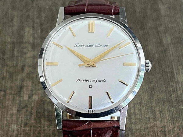 セイコー SEIKO ロードマーベル 彫り文字盤 初期型 ハマグリケース J14038 SDダイヤル