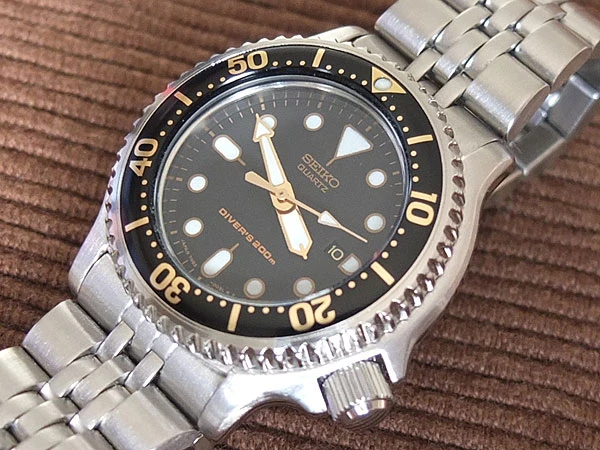 セイコー SEIKO 200m ダイバー 7N85-0034 クォーツ 1990年代 美品