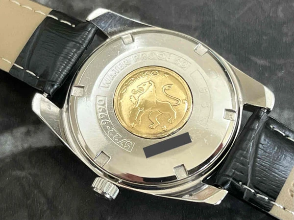 グランドセイコー GrandSeiko セカンドモデル 5722-9990 ブラック文字盤  「Seiko」花文字尾錠付属