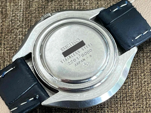 セイコー シャリオ SEIKO CHARIOT ブルーマーブル文字盤 2201-8000 ラピスラズリ
