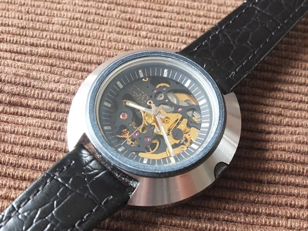 シチズン CITIZEN スケルトンウォッチ 4-760166TA SSB-K GN-4 自動巻き 25石 両面スケルトン 希少品