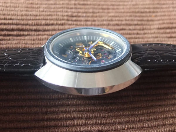 シチズン CITIZEN スケルトンウォッチ 4-760166TA SSB-K GN-4 自動巻き 25石 両面スケルトン 希少品
