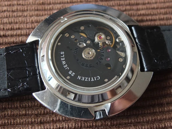 シチズン CITIZEN スケルトンウォッチ 4-760166TA SSB-K GN-4 自動巻き 25石 両面スケルトン 希少品