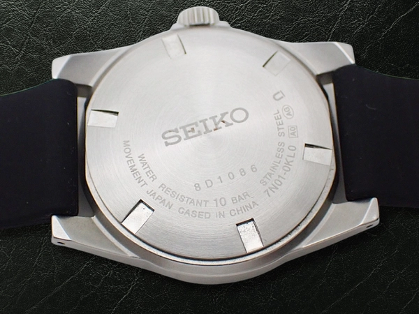セイコー セレクション 7N01-0KL0 SS アイボリー調ホワイトダイヤル ウレタンベルト装着 メカサス復刻デザイン SEIKO SUS × nano universe [代行おまかせコース]