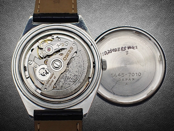 グランドセイコー 5645-7010 SS シルバーダイヤル GSメダリオン SEIKOレザー装着 オートマチック GRAND SEIKO 56GS [代行おまかせコース]