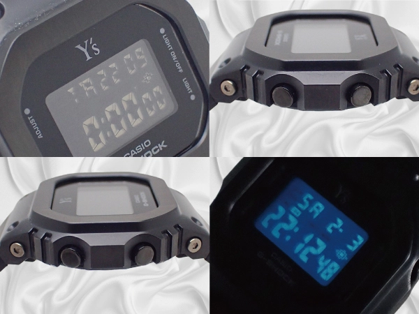 カシオ Y's x G-SHOCK コラボレーションモデル GM-S5600YS-1 オールブラック/SS ミドルサイズ 専用BOX・取説兼保証書付属 CASIO [代行おまかせコース]