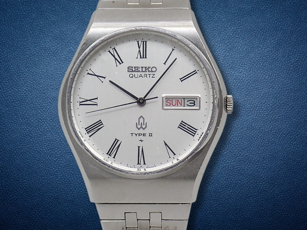 セイコー タイプ2 4336-8040 SS シルバーダイヤル デイデイト ブレス装着 クオーツ SEIKO TYPEⅡ QUARTZ [代行おまかせコース]