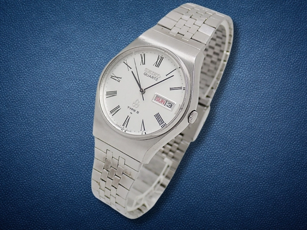 セイコー タイプ2 4336-8040 SS シルバーダイヤル デイデイト ブレス装着 クオーツ SEIKO TYPEⅡ QUARTZ [代行おまかせコース]