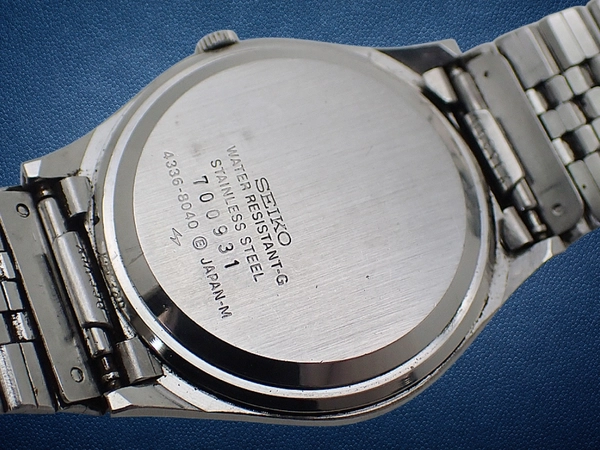 セイコー タイプ2 4336-8040 SS シルバーダイヤル デイデイト ブレス装着 クオーツ SEIKO TYPEⅡ QUARTZ [代行おまかせコース]