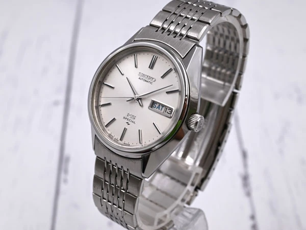 セイコー 52KS Special 52キングセイコースペシャル Ref. 5256-8010 シルバー文字盤 ブレス付 美品 Vintage Seiko