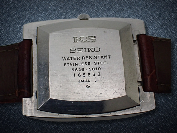 キングセイコー ハイビート 5626-5010 SS TVスクリーン型 3面カットガラス シルバーダイヤル 社外レザー装着 オートマチック KING SEIKO HI-BEAT [代行おまかせコース]
