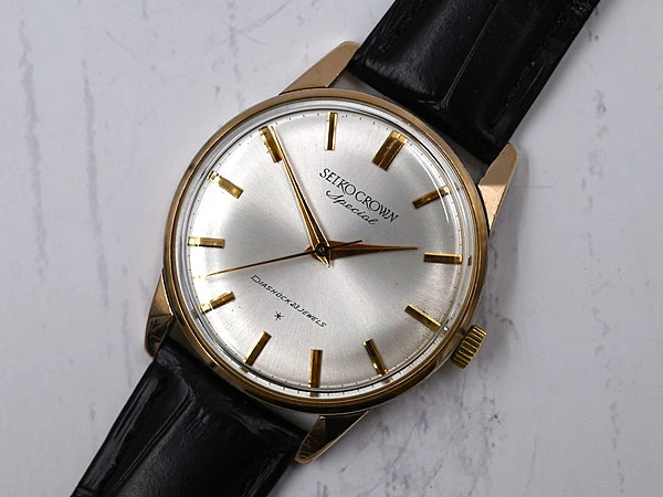 セイコー SEIKO Crown Special クラウン スペシャル J14100 Cal.341 23石 手巻き SD文字盤 80μ 14KGF仕様 良品 Vintage