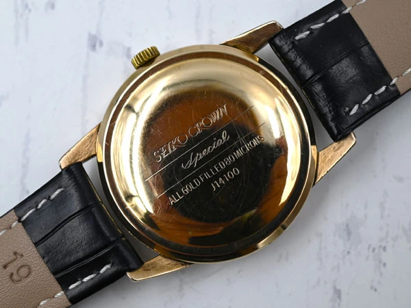 セイコー SEIKO Crown Special クラウン スペシャル J14100 Cal.341 23石 手巻き SD文字盤 80μ 14KGF仕様 良品 Vintage