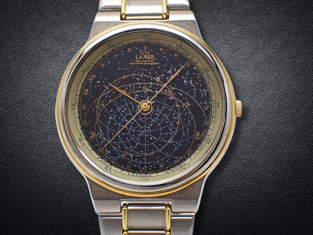 シチズン クラブ ラメール コスモサイン 4390-432291 GP/SS 天体盤ダイヤル 専用コンビブレス装着 クオーツ CITIZEN CLUB LAMER COSMOSIGN [代行おまかせコース]