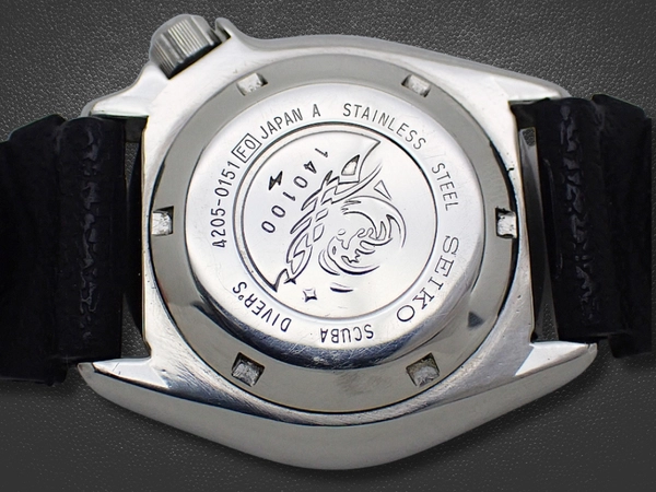 セイコー ダイバーズ 150m 4205-0151 SS ミッドサイズ ブラックダイヤル ウレタンバンド装着 オートマチック SEIKO DIVER'S [代行おまかせコース]